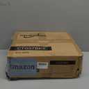 YAUKOMEL Fluted Nightstand with Charging Station, Modern Bedside Table with Drawer,Black Nightstand with Solid Wood Legs, End Table,Side Table for Living Room,Bedroom Black CTG57BKE