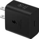 Samsung 25W Wall Charger Power Adapter, Cable Not Included, Super Fast Charging, Compact Design, Energy Efficient, Compatible with Galaxy and USB Type C Devices, Black