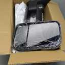 Pair Set Towing Mirrors Compatible with 1999-2016 Ford F250 F350 F450 F550 Super Duty Truck Side Tow Mirrors with Turn Signal and Auxiliary Lamp (Chrome)