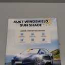 KUST Windshield Sun Shade for 2011-2016 BMW 5 Series 525i 520i 528i 530i 535d 535i 550i Window Accessories Shade Sun Visor Foldable Block UV Rays Keep Car Cooler