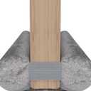 Door Draft Stopper for Bottom of Door, Under Door Gap Filler/Seal for Big Gap, No Folding Required, Flexible Installation Door Sweep soundproofing Strip for Home & Apartment, 28-32in, Grey (Gray)