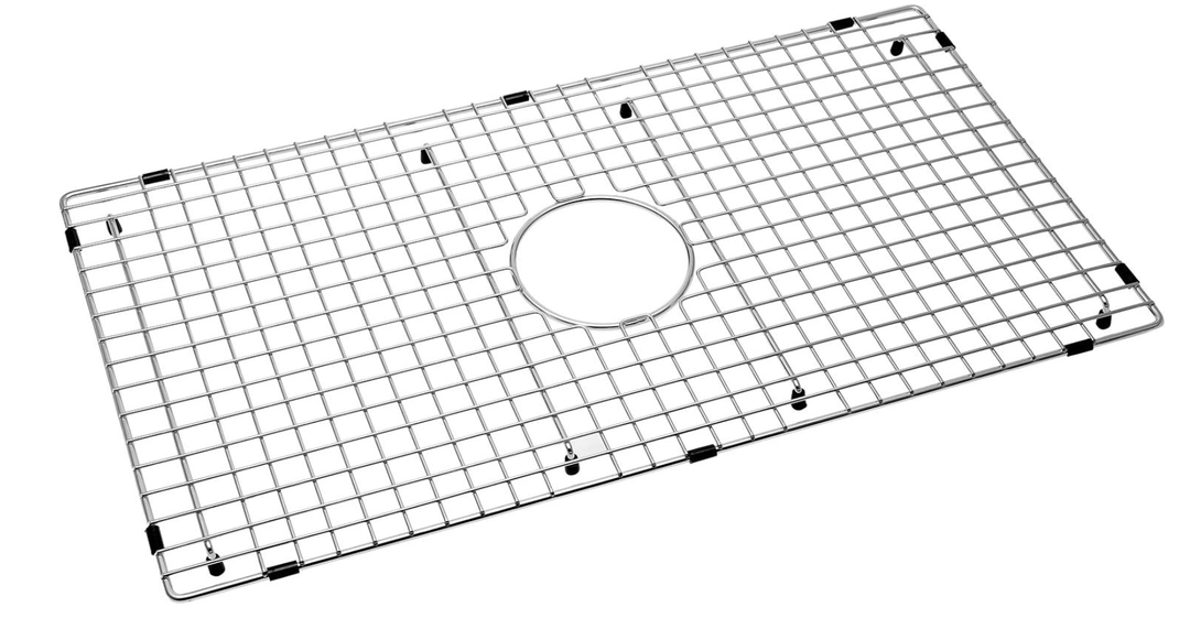 Sink Bottom Grid 29-1/2" X 15-9/16", Centered Drain with Corner Radius 3/8", Sink Protector