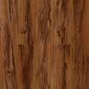Peel and Stick Wood Flooring, Waterproof Flooring Planks | 18-Pack (26.3 Sq.Ft), 6" x 35" Wood-Effect Flooring, NonSlip, Easy DIY, for Kitchen, Bathroom & Indoor Areas - Warm Brown