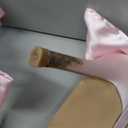 Coutgo Womens Slingback High Heels Bow Closed Pointed Toe Lace Patchwork Party Dress Shoes 9.5
