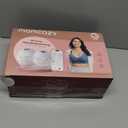 Momcozy M5 Smart APP Controlled Wearable Breast Pump, Hands-Free Wireless Electric Pump, 3 Modes 9 Suction Levels, BPA-Free, Portable Lightweight, 24mm Flange, 2-Pack Cozy Red