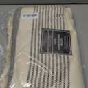 Americanflat 50x60 Throw Blanket - Soft and Breathable Cotton Throw Blanket for Couch, Bed, Chair - Decorative Blankets Perfect for Home, Office, or Outdoor Use - Black and White Stripe Design