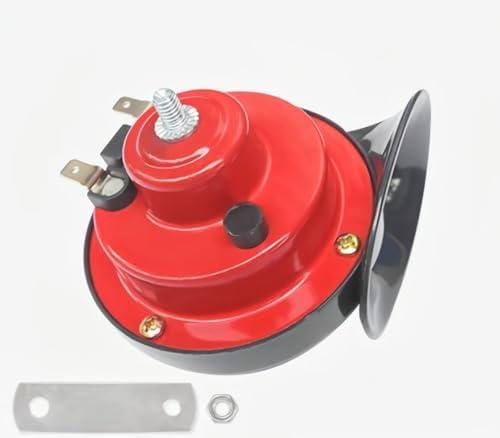 300DB Super Loud Car Horn, 12V 4A Waterproof Air Horn Replacement Kit, Electric Snail Horn for Cars, Motorcycles, Trucks, Bicycles, Marine Cars, Universal Automotive Accessories