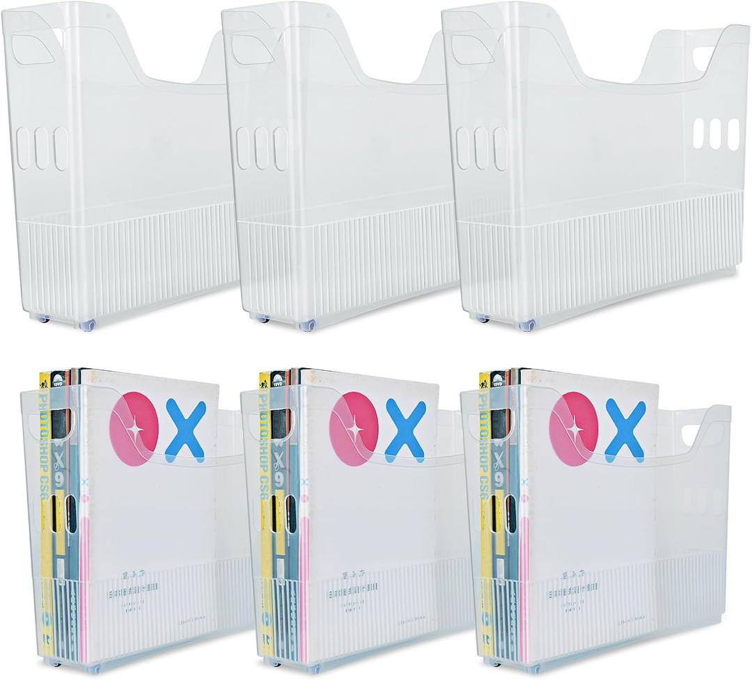 6pcs paper storage12x12 paper storage organizer with wheels scrapbook organizer Card stocks