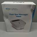 ALLJOY Foot Spa Bath Massager with Heat, Collapsible Foot Massager Spa Soaking Tub with Bubbles, Pumice Stone, Timer, 6 Shiatsu Massage Rollers Pedicure FootSpa for Relaxation, Gifts for Dad, Mom