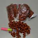 7 Packs GoGo Curl Crochet Hair 10 Inch Short ginger Curly Crochet Hair for Women Deep Wave Beach Curl Crochet Braids Synthetic Braiding Hair Extensions (10 Inch, ginger)