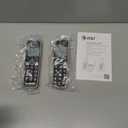 AT&T BL102-2 DECT 6.0 2-Handset Cordless Phone for Home with Answering Machine, Call Blocking, Caller ID Announcer, Audio Assist, Intercom, and Unsurpassed Range, Silver/Black