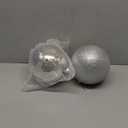 8in Large Christmas Ornaments Shatterproof Christmas Ball Ornaments Giant Xmas Tree Decoration Decorative Hanging Mercury Balls for Party,Home,Holiday(Silver,2pc)