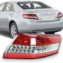 Rear Tail Light Brake Lamp Passenger Right Side Compatible with Toyota Camry 2010-2011 (Submodel: Base, LE, SE, XLE)