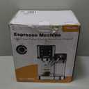 TENKER Espresso Machine 20 Bar, Cappuccino Machine with Automatic Milk Frother, Latte Machine in Stainless Steel Design, 1350W Touchscreen Coffee Maker for Home and Office (Silver)