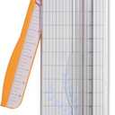 Fiskars SureCut Portable Paper Trimmer, 12 Inch Cut , Orange - 154450-1009