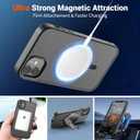 SUPFINE Magnetic for iPhone 12 Case/iPhone 12 Pro Case (Compatible with MagSafe)(Military Grade Drop Protection) Translucent Matte Shockproof Phone Cover,Black