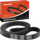 A-Premium 81.54 Inch Serpentine Drive Belt Compatible with Jeep, Dodge, Ford, Chevrolet, Nissan, Chrysler, Subaru, Toyota, Suzuki, Cadillac, Mercury, Olds, Plymouth, Pontiac, Scion & Volkswagen Cars