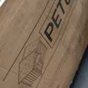 Large Outdoor Wooden Dog House, Weatherproof Dog Houses with Adjustable Vent Windows, Alloy Chew-Resistant Frame, Removable Floor for Medium & Large Dogs, (43.5" L x 29.5" W x 33.5" H)