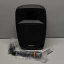 Pyle PSBT105A - 1000W Portable Bluetooth PA Speaker, 10'' Subwoofer, UHF Wireless Mic, MP3/USB/SD, Rechargeable Battery, LED Battery Indicator Lights, Black