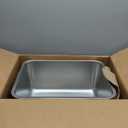 Kichwit Large Stainless Steel Cat Litter Box with High Sides, Metal Litter Pan for Cat, Non Stick Smooth Surface, Easy to Clean (17.5" L x 13.5" W x 7.9" H)