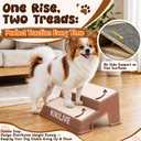 Dog Ramp for Stairs, 2-Step Non-Slip Pet Ramp for Small Dogs, 5.5" (4 Pack)