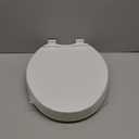 Toddler Toilet Seat White Elongated Toilet Seat with Toddler Seat, Quick-Release & Slow-Close Hinges, Child & Adult Friendly, Fits 19-Inch Elongated Toilets, Perfect for Family Bathroom Training