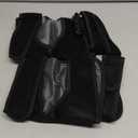 MOAJAZA Knee Massager with Heat and Vibration, Heating Pad for Knee Shoulder Elbow, Heated Knee Brace for Arthritis with Massage (Black 2 Packs)