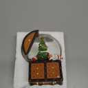 Christmas Snow Globes, Musical Snow Globe Lantern with Colorful Lights, Snowfall & 8 Songs, USB & Battery Powered - Indoor Christmas Decor, Xmas Gift for Kids, Family, Colleagues