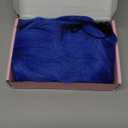 LOSMOEER Blue Wig with Bangs Short Wavy Wigs for Women Shoulder Length Curly Bob Wigs Heat Resistant Synthetic Wigs for Halloween Cosplay Daily Party Use