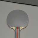 Franklin Sports Ping Pong Paddle - Performance Table Tennis Racket - Wooden Pro Style Paddle with Rubber Surface - Red + Gray