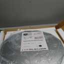 Furnbar Wall Mounted Bathroom Vanity Mirror, 20"x20" Single Beveled Edge Frameless Rounded Mirror, Large Bathroom Mirror for Over Sink Wall, Living Room, Entryway, Cloakroom