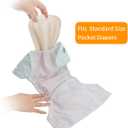 ALVABABY 6PCS Cloth Diaper Inserts - 5-Layer Super Soft Inserts for Diapers and Covers