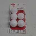 Jacent 40MM Regulation Size White Table Tennis Balls, 5 Ping Pong Balls per Pack, 1-Pack