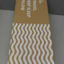 Cushion Lab Travel Deep Sleep Pillow  Compact Memory Foam Neck Pillow for Sleeping, Portable Pillow for Hotels, Camping, Side & Back Sleepers, On-The-Go  Wellness Green