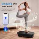 AoraPulse Vibration Plate Exercise Machine, Vibration Plate for Lymphatic Drainage Weight Loss, 400 Lbs Capacity Full Body Workout Vibrate Fitness Platform for Home Women Men
