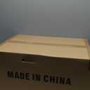 RIZZARI Large Cat Litter Box: Dark Gray Semi-Enclosed Stainless Steel Litter Box with Raised Edges - Anti-Leakage Odorless - Litter Pan for Small to Large Sized Cats in Bedroom Living Room