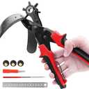 Leather Hole Punch,Belt Hole Puncher for Leather, Revolving Punch Plier Kit for Watches, Handbags, Punch Tool for Belts Diameter : 4.5/4 /3.5/3/2.5/2mm.