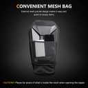 UTV Cab Pack Center Seat Storage Bag Compatible with Polaris RZR PRO XP 4 LE 2020 2021 2022 2023 2024 2025 Interior Accessories Tools Box Seat Center Shoulder Organizer Cargo Pocket, Carbon