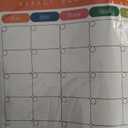 Calender magnetic dry erase