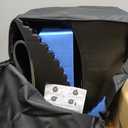 Kohree RV Leveling Blocks 6 Inch, 2 Packs Sturdy Camper Curved Levelers with 2 Wheel Chocks, 2 Rubber Mats & Carry Bag, RV Leveling System for Single Dual Axle Travel Trailers