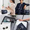 Hanging toiletry bag for men - large functional hanging travel toiletry bag with detachable wet/dry compartments. mens hanging toiletry travel bag (dark blue)