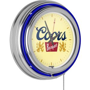 Miller Coors Beer Retro Neon Wall Clock