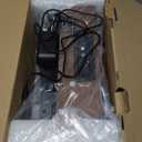 Record Player for Vinyl with 2 Build-in Speakers LP Vinyl Players Belt-Driven Vintage Turntables 3 Speed 3 Size, Wireless Bluetooth Playback, AUX-in,RCA Out, Headphone, Auto Stop Wood