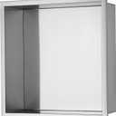 VEVOR Shower Niche No Tile Needed, Stainless Steel Niche for Shower Wall, Sealed Waterproof Rust-Resistant Bathroom Niche for Storage, 13x13'' Single Shelf