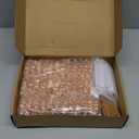 Woanger 36 Set Rose Compact Mirrors Bulk for Quinceanera, Sweet 16, Wedding Party Favors, Bridesmaid Gifts, Thank You Tags, White Organza Bags for Bridal Shower Bachelorette and Guest Gifts(Rose Gold)