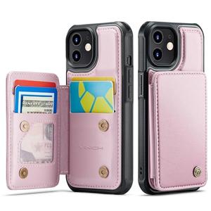 Vinich for iPhone Wallet Case with Card Holder, RFID Blocking Credit Slots Kickstand Shockproof Phone Cover for Women Men, Rose Gold
