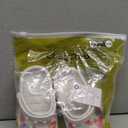 ChayChax Kid's Garden Clogs Cute Slides Sandals Toddlers Beach Pool Shower Shoes with Non-Slip Sole, 9.5-10 Toddler, White