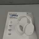 SoundPlay Foldable Wireless Headphones, Bluetooth Over-Ear Headset with Built-in Mic