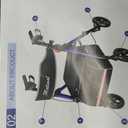Walkers for Seniors, Rollator Walker with Seat, Walkers for Seniors with seat, 350 lb Capacity,with 8'' Big Wheels, Rolling Walker (Purple)