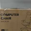 COLAMY Ergonomic Office Chair, Mesh Desk Chair with High Back, Lumbar Support, Adjustable Headrest and 4D Arms, Slide Seat, Tilt Lock-Coral